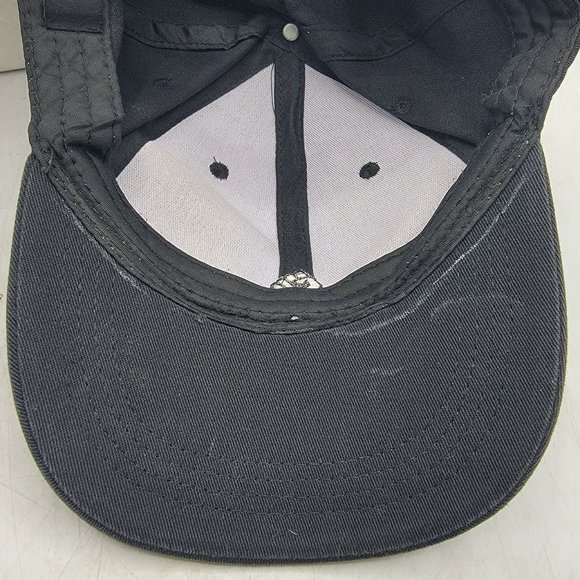 Marcus Adler Black Hat Cap Raising Fist Adjustable Casual Lightweight Outdoors - Picture 9 of 9